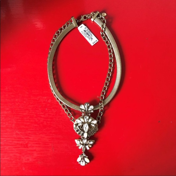 BELLE BADGLEY MISHKA GOLD NECKLACE - Picture 2 of 5